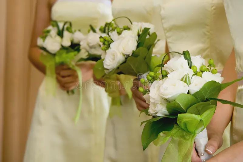 Pastel Wildflower Classic Bridesmaid Bouquet, Spring Wedding Bouquet, Flower Bouquet, Poppy, Daisy, Rose, Carnation, Lily, Hydrangea, Daisy