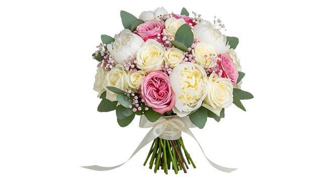 Pastel Wildflower Classic Bridal Bouquet, Spring Wedding Bouquet, Bride Flower Bouquet, Poppy, Daisy, Roses, Carnation, Lily, Hydrangea